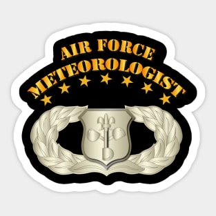 Meteorologist - Basic Badge Sticker